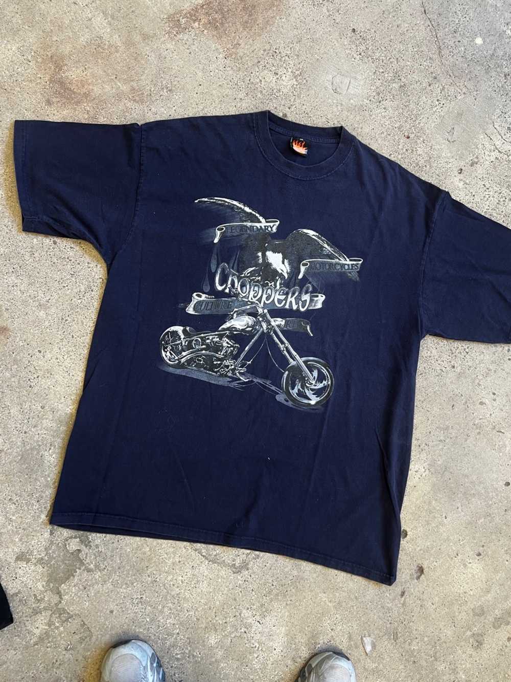 Choppers Motorcycle Graphic Tee - Black 2XL